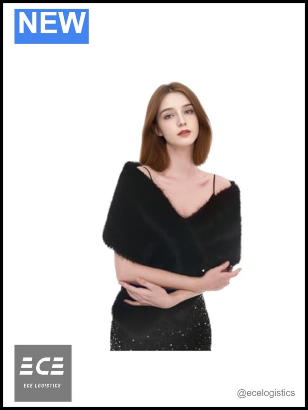 Faux Fur Wrap Shawl Plush Wedding Evening Formal Dress Cover Up Women